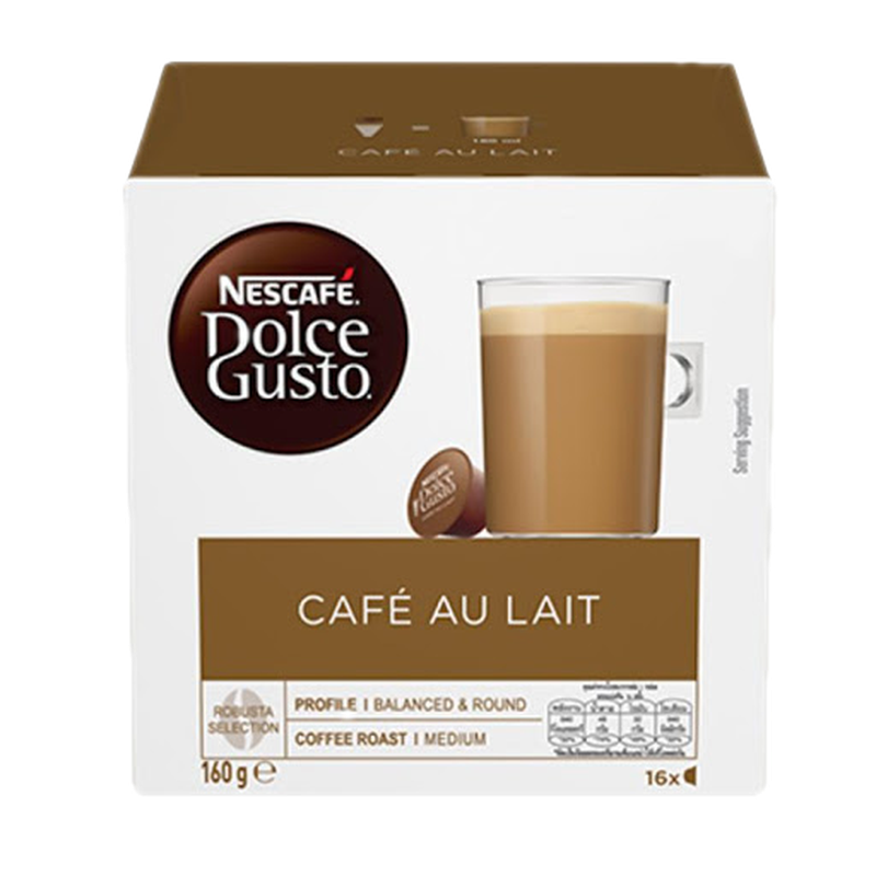 nescafe Dolce Gusto Cafe Au Lait 16cap