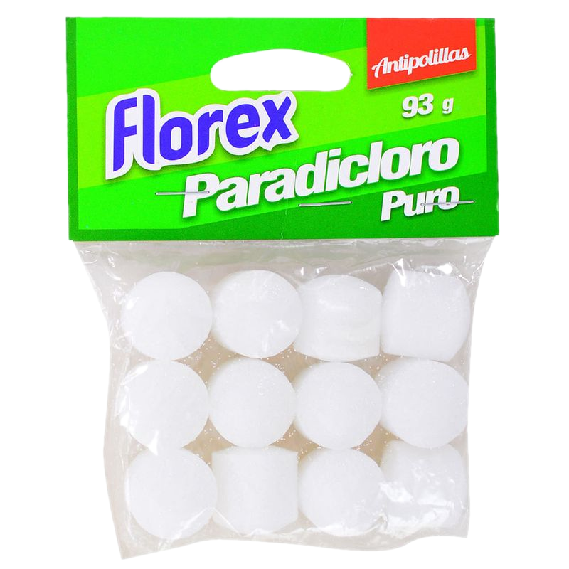 Paradicloro Florex Puro Bolitas 93 G