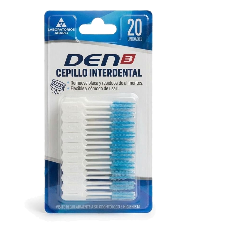 Den3 Cepillo Interdental 20 Unidades