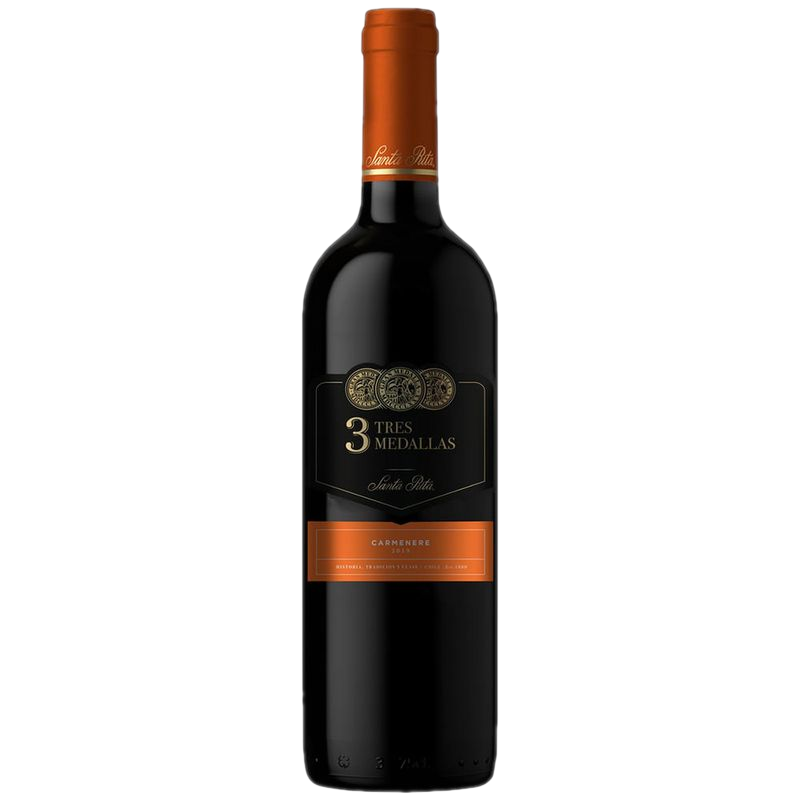 Vino Tinto Carmenere 3 Medallas Santa Rita 750 Ml