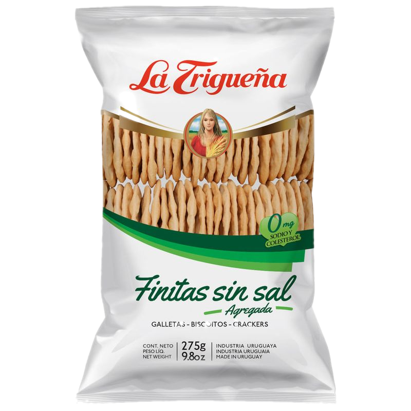 Galletas La Trigueña Finitas Sin Sal 275 G