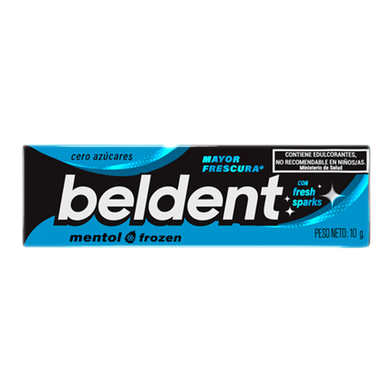Chicle Beldent Mentol Posiedon 10 G