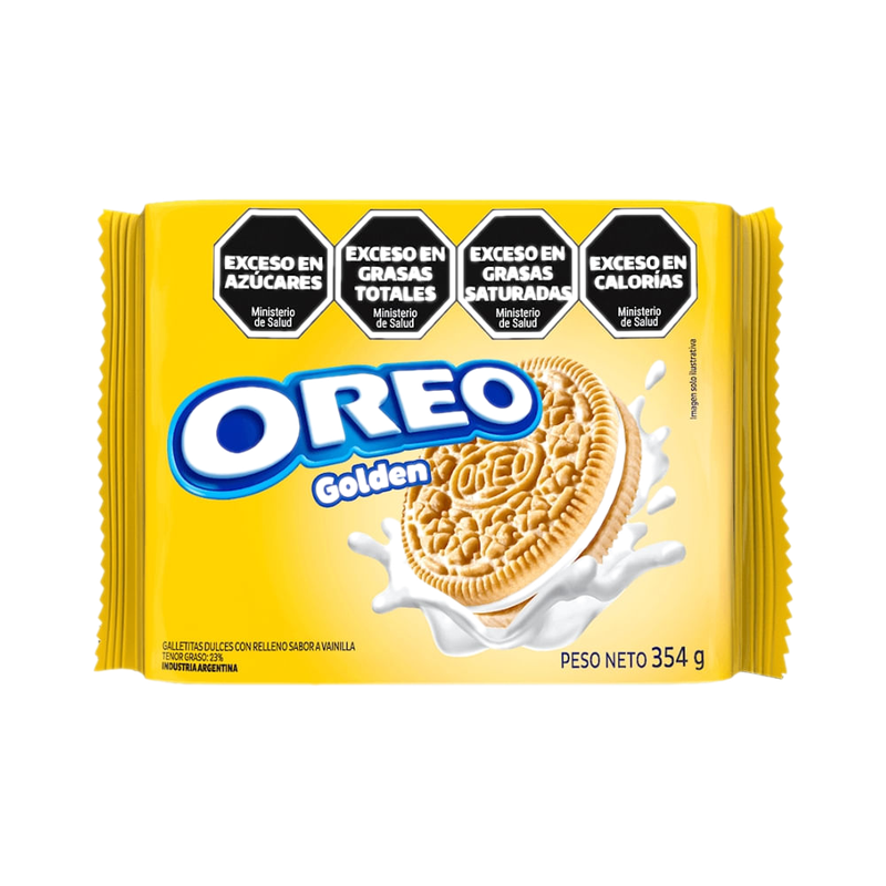 Galleta Rellena Oreo Golden 354 G