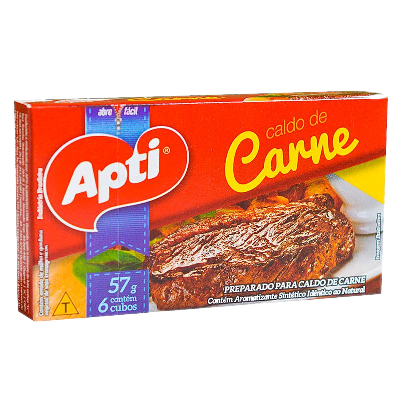 Caldo De Carne Apti 6 Unidades