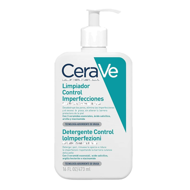 Gel Limpiador Cerave Control Imperfecciones 473 Ml