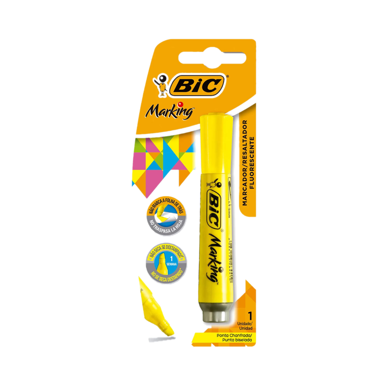 Resaltador Bic Amarillo Un