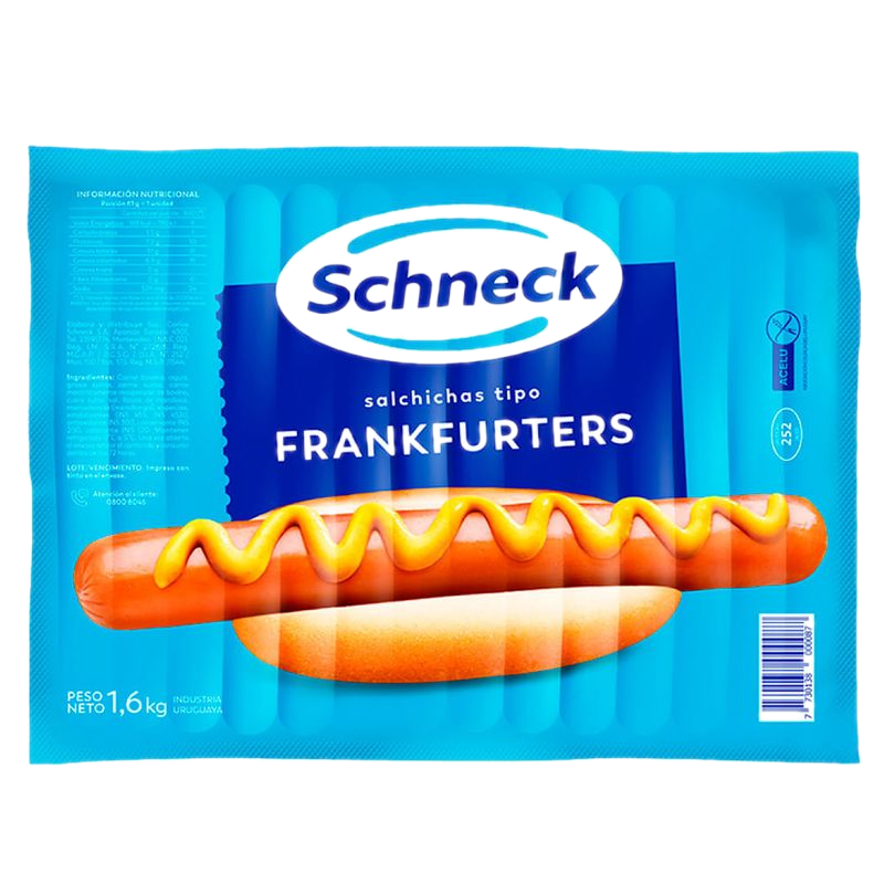 Frankfurters Largos Schneck 27 Unidades