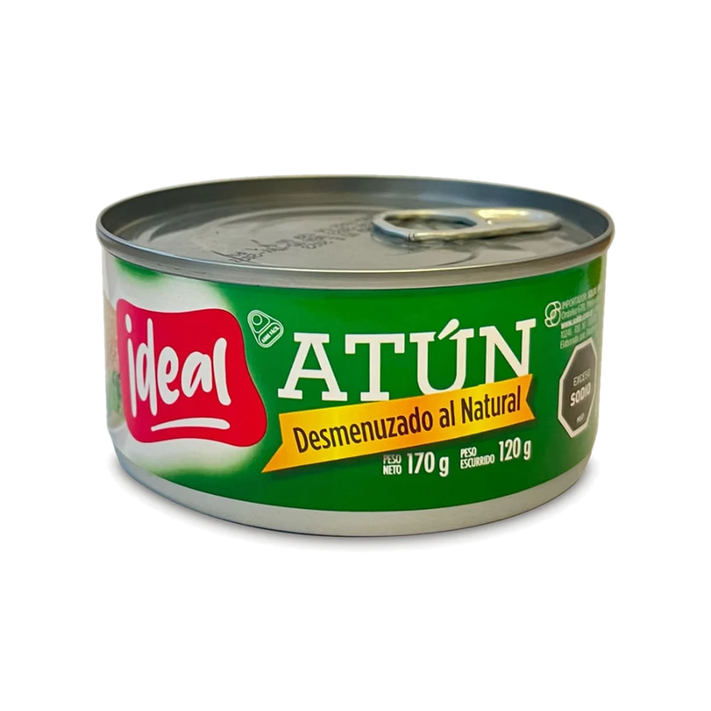 Atún Ideal Desmenuzado Al Natural 170 G