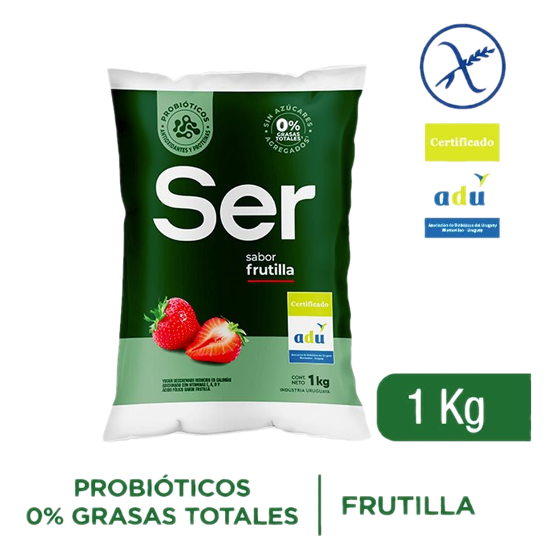Yogur Bebible De Frutilla Sachet Ser 1 L