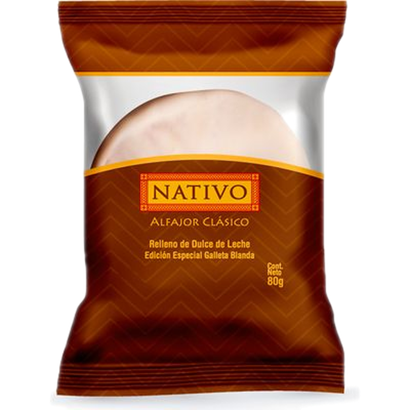 Alfajor Nativo Chocolate Blanco 80 G