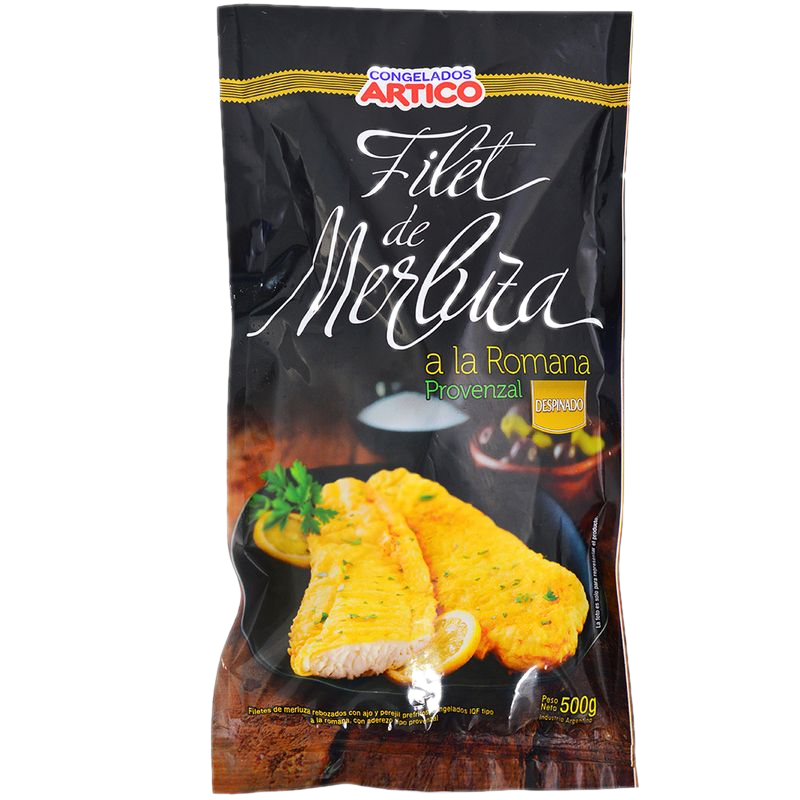 Milanesas De Merluza Romana Provenzal Artico 500 G