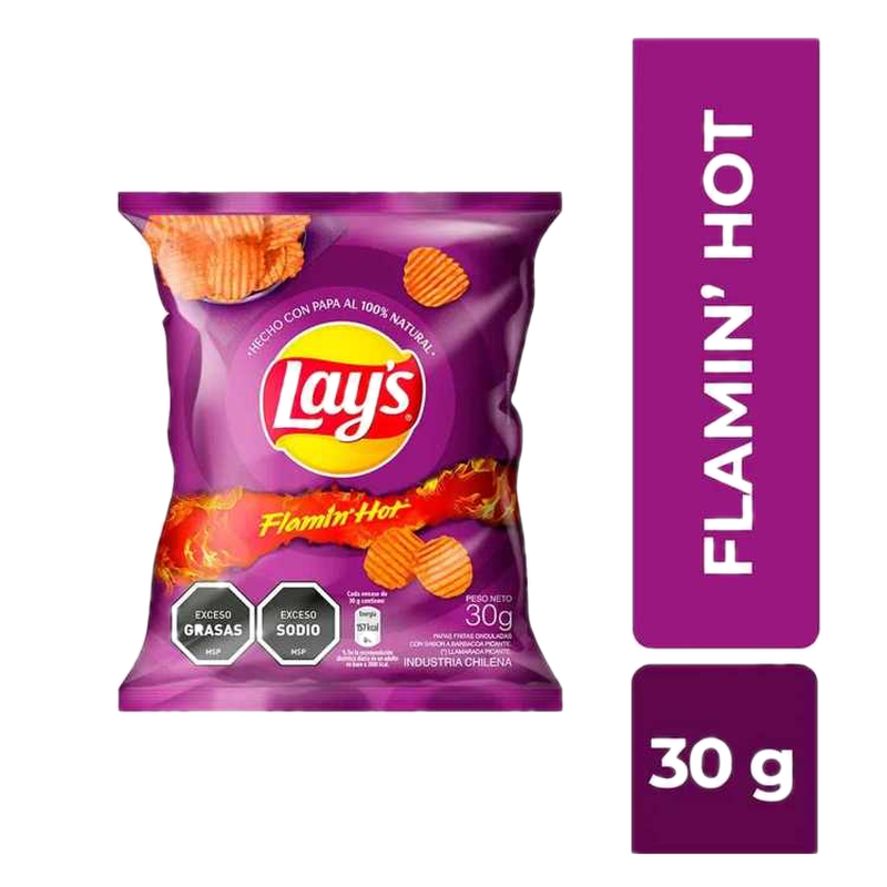 Papa Lays Flamin Hot 30 G