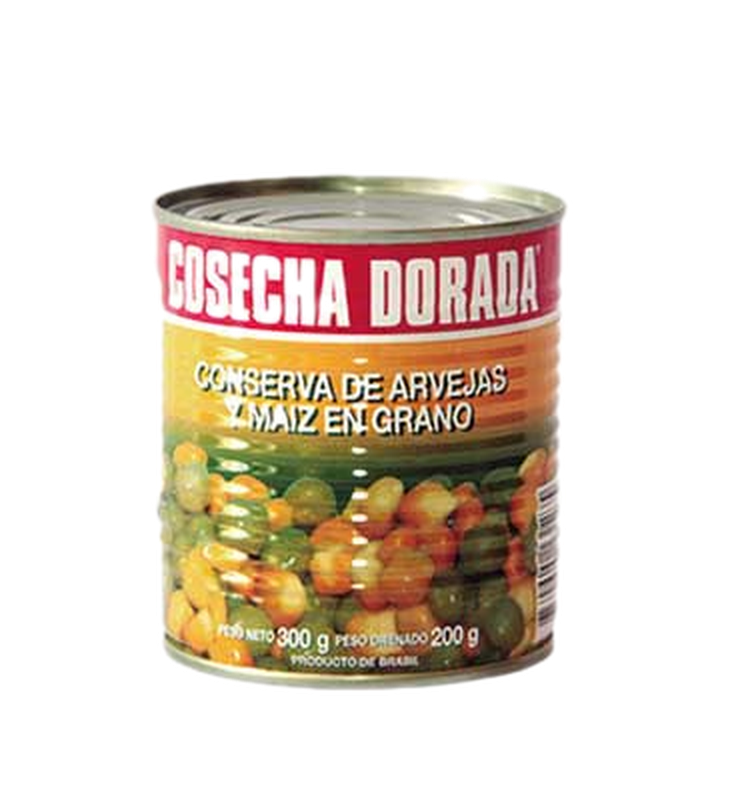 Maiz Y Arvejas Cosecha Dorada 400 G.