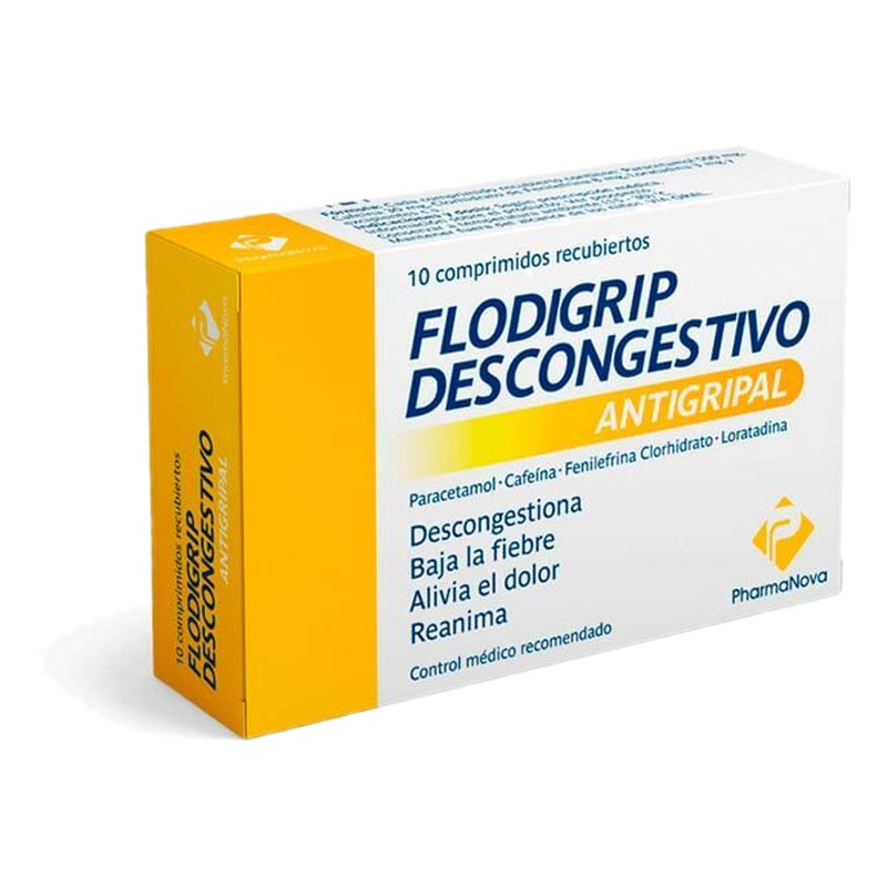 Flodigrip Descongestivo X 10 Comprimidos
