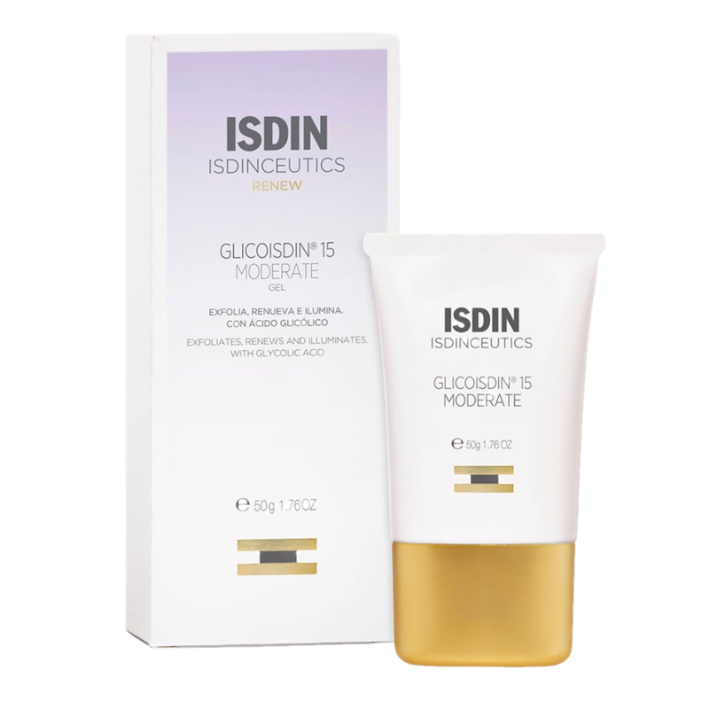 Gel Facial Renovador Isdin Glicoisdin 15 Moderate Efecto Peeling 50 Ml