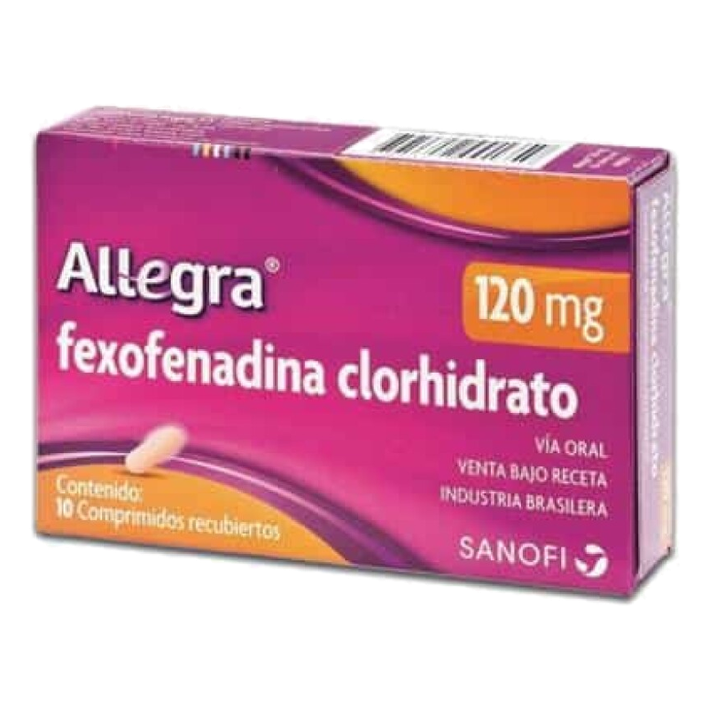 Allegra 120 Mg X 10 Cápsulas