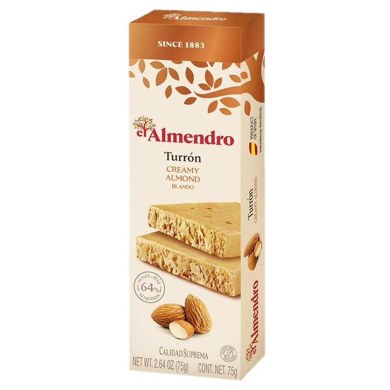 Turrón El Almendro Blando Con Crema Almendras 75 G