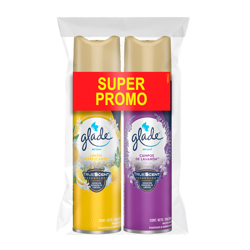 Aromatizante Glade Twin Pack - Lavanda Vainilla 20%dto.
