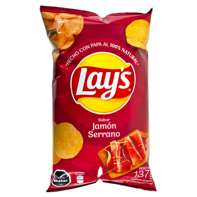 Papas Fritas Lay's Jamón Serrano 137 G