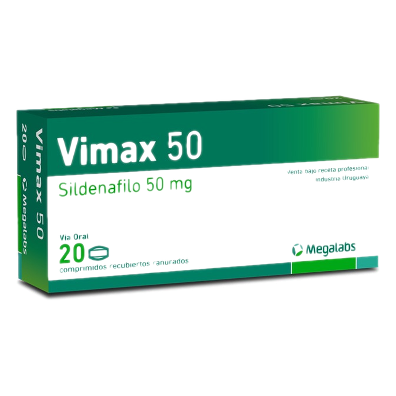 Vimax 50 Mg X 20 Comprimidos