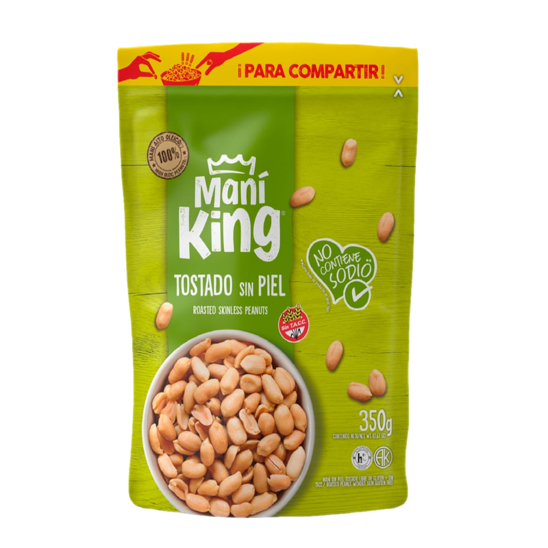 Maní Tostado Maní King Sin Sal 350 G