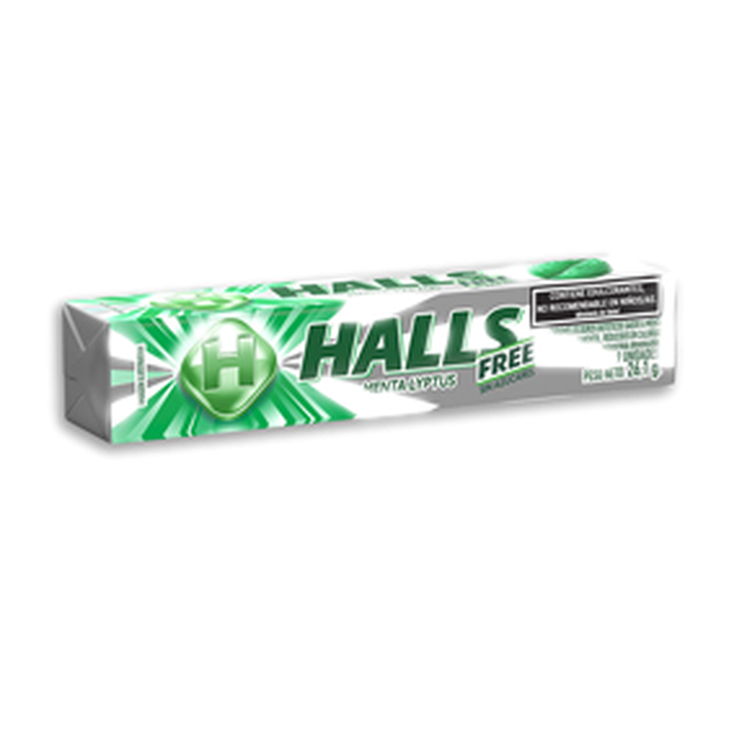 Caramelos Halls Free Menta 20 G