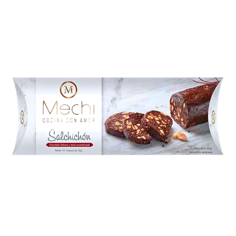 Postre Mechi Salchichón Chocolate Con Maní 350 G