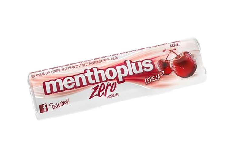 Caramelos Menthoplus Cherry Sin Azucar 27 G