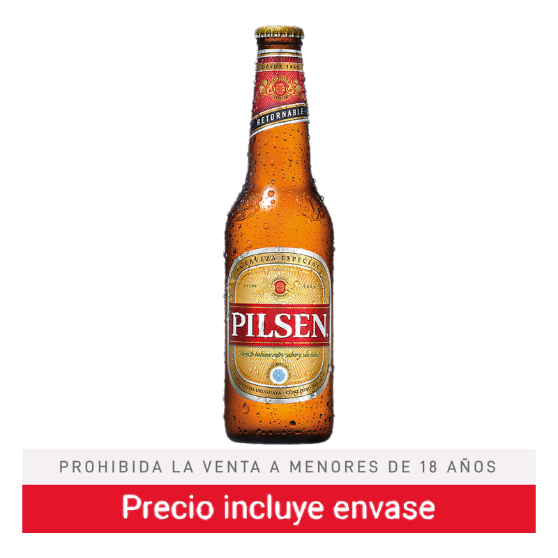 Cerveza Pilsen Botella Retornable 340 Ml