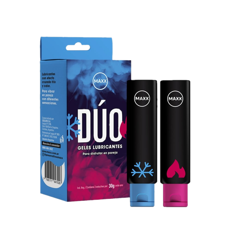 Gel Íntimo Maxx Dúo 30 G 2 Unidades