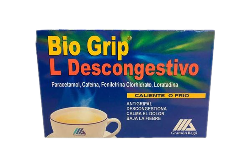 Bio Grip L Descongestivo X 5 Sobres