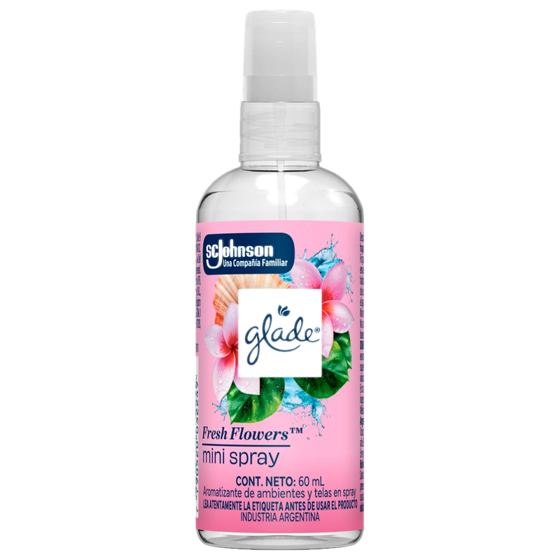 Aromatizante De Ambientes Y Telas Glade Fresh Flowers 60 Ml