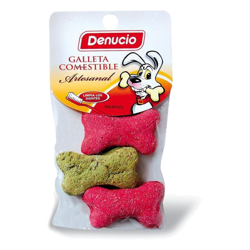Galletas Para Perros Artesanales Denucio 60 G