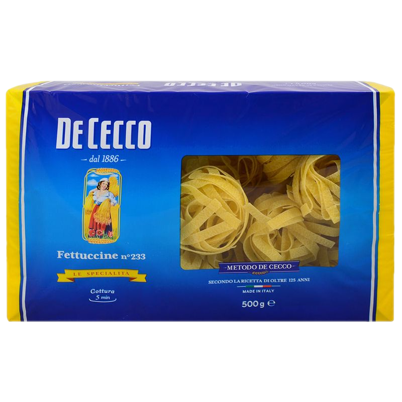 Fideos Fettuccine De Cecco De Trigo Duro 500 G