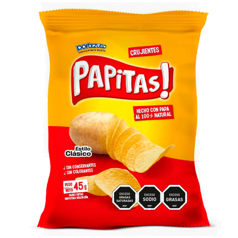 Papas Fritas Portezuelo 45 G