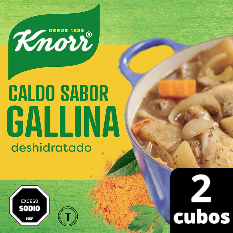 Caldos Knorr Gallina 2 Cubos