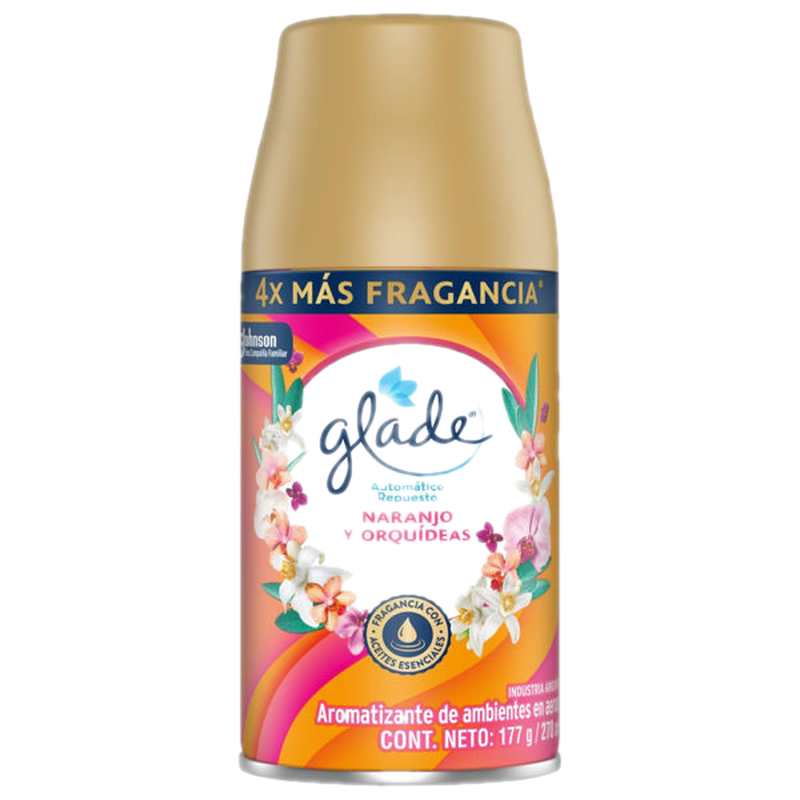 Glade Automatico Repuesto Naranja Y Orquideas 270 Ml