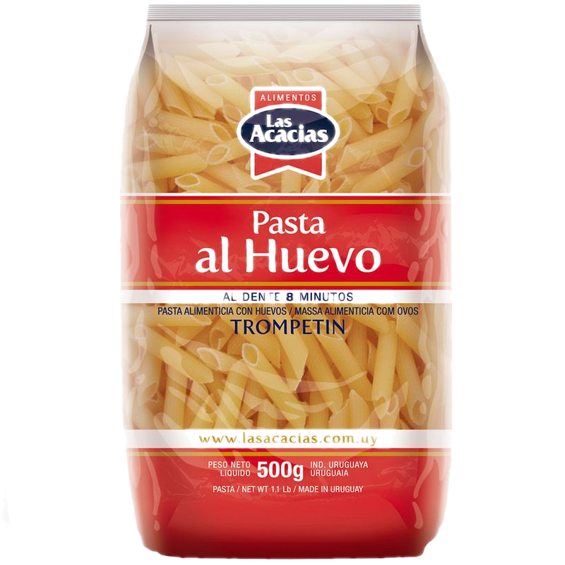 Fideos Al Huevo Las Acacias Trompetín 500 G