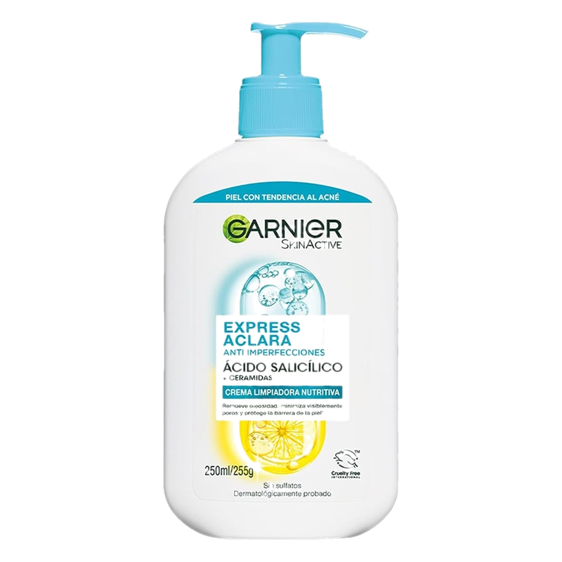 Crema Limpiadora Garnier Express Aclara Anti Imperfecciones 250 Ml