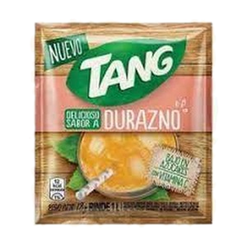 Refresco En Polvo Tang 18 G Durazno Vitc+d