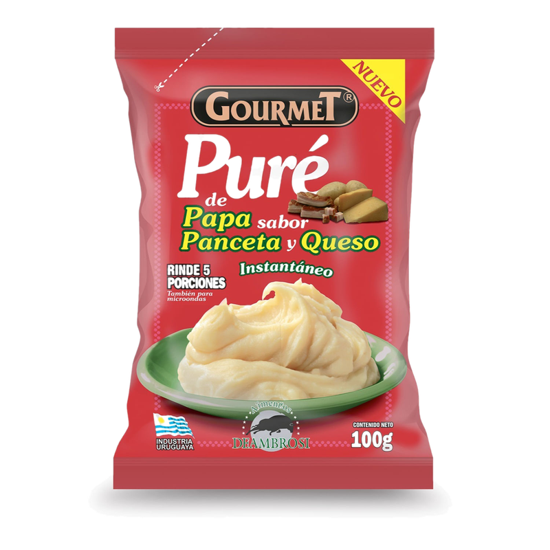 Pure Gourmet De Papa Panceta Y Queso 100 G
