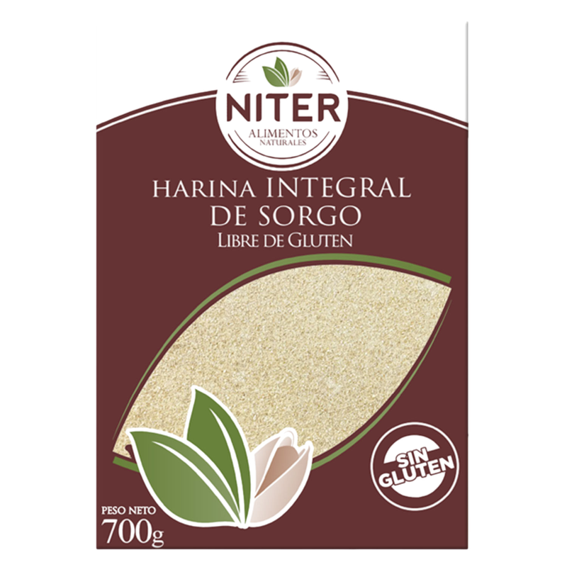 Harina Niter Integral De Sorgo Sin Gluten 700 G