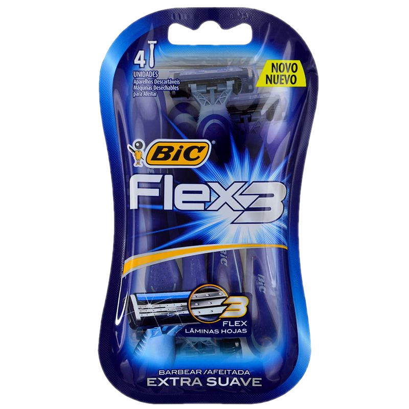Afeitadora Bic Flex 3 4 Unidades