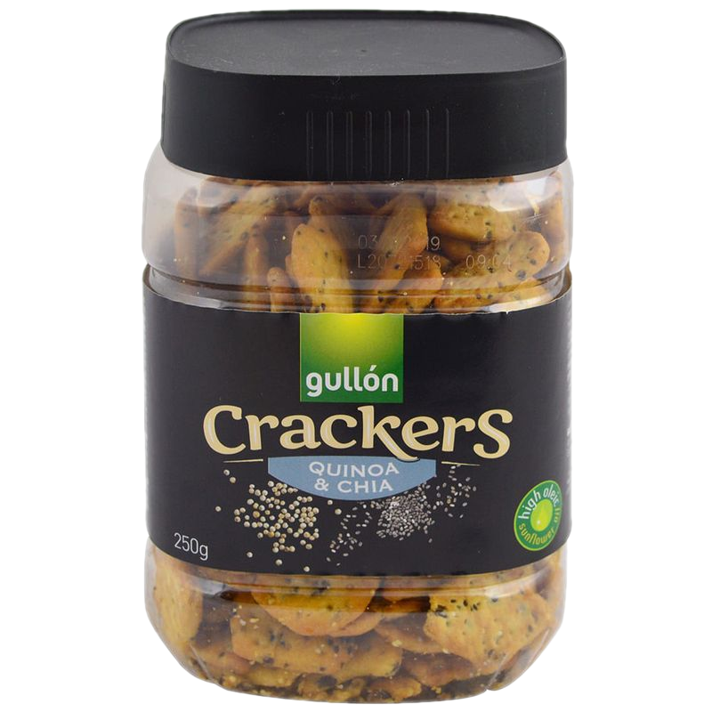 Galletitas Gullón Cracker Quinoa Y Chia 250 G
