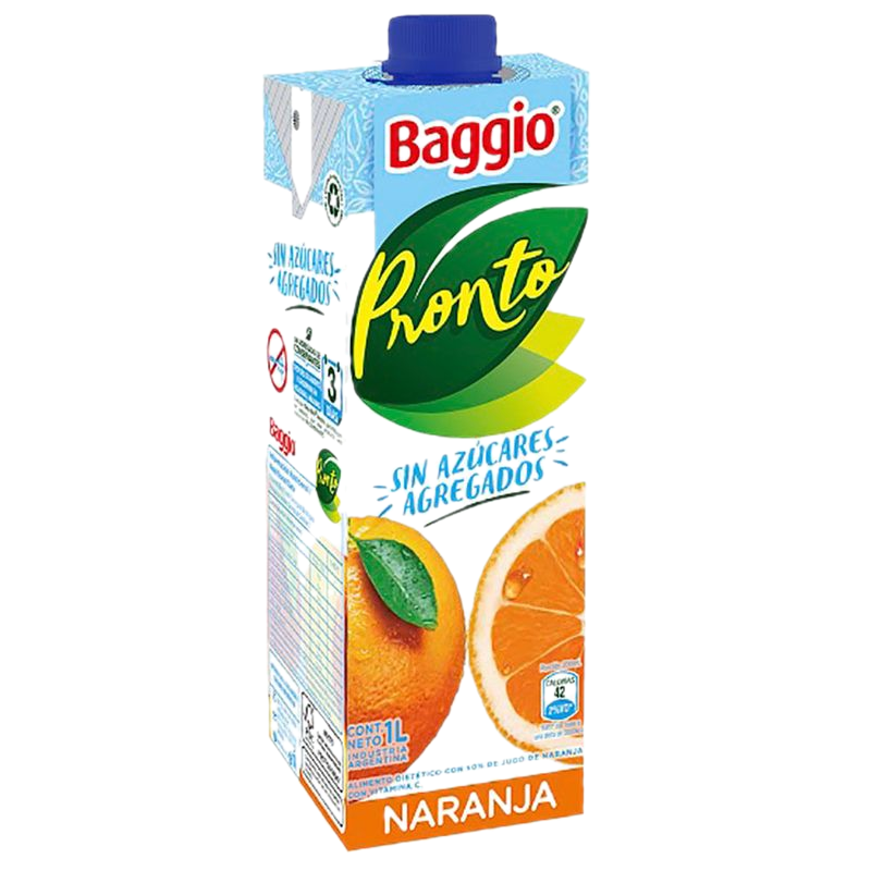 Jugo Baggio Light Naranja 1 L