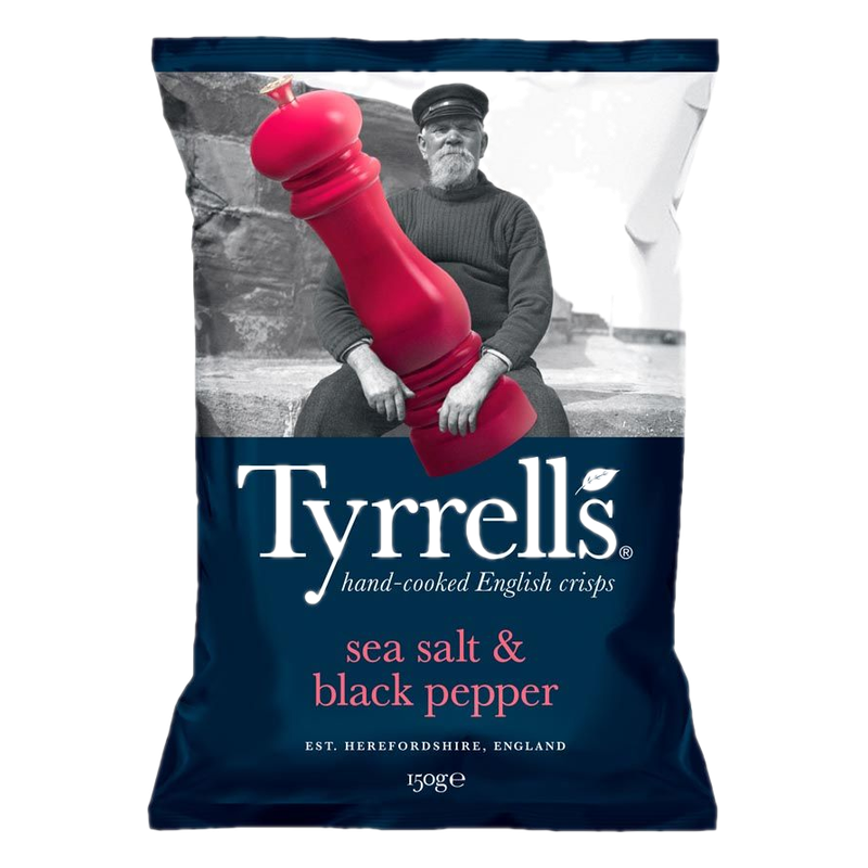Papas Fritas Tyrrells Sea Salt & Pepper 150 G