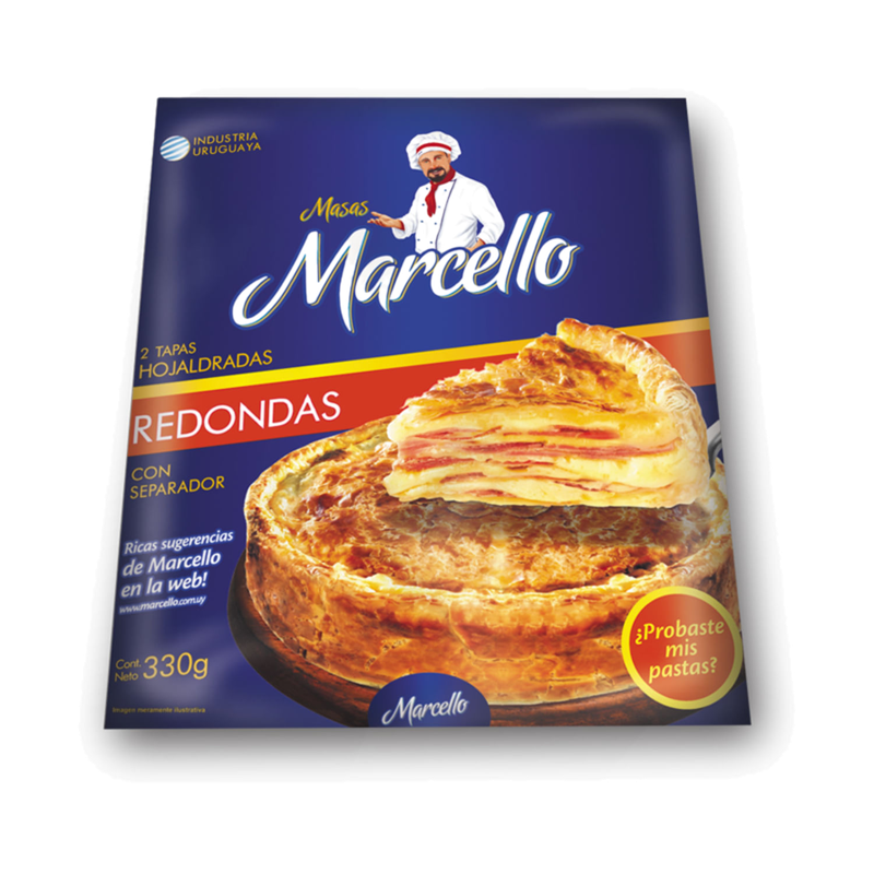 Tapa Fresca Marcelo Redonda 330 G .