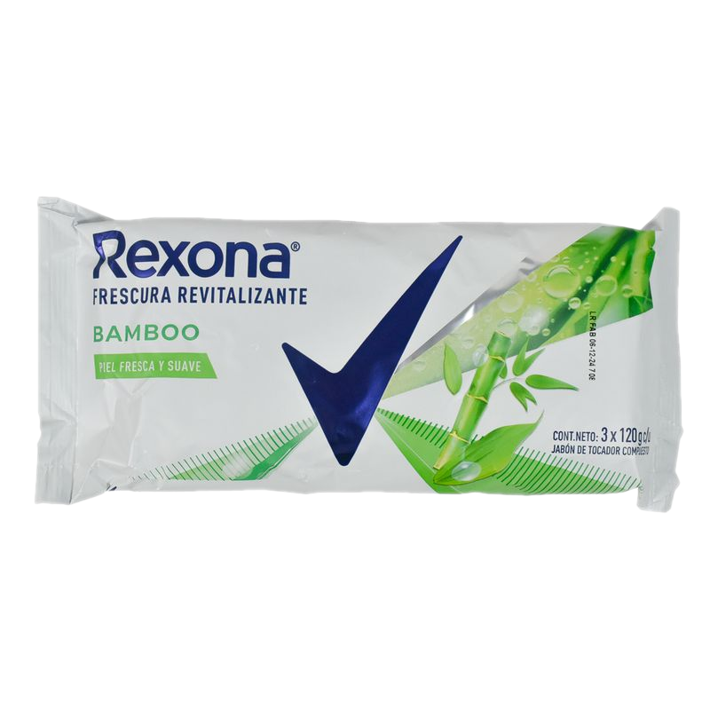 Jabón De Tocador Rexona Bamboo 375 G