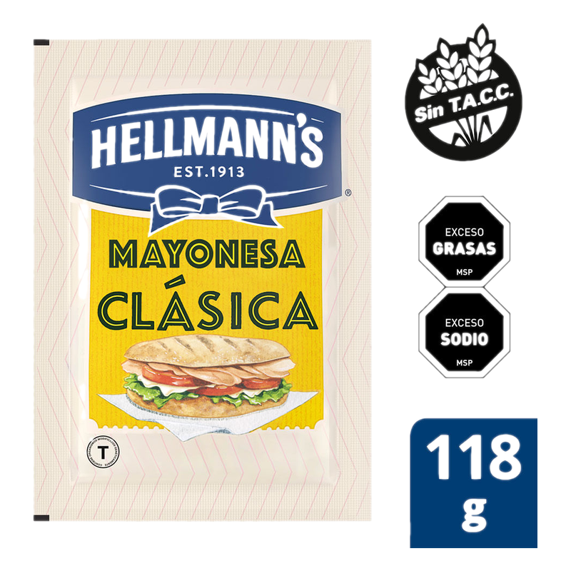 Mayonesa Hellmanns 118 G
