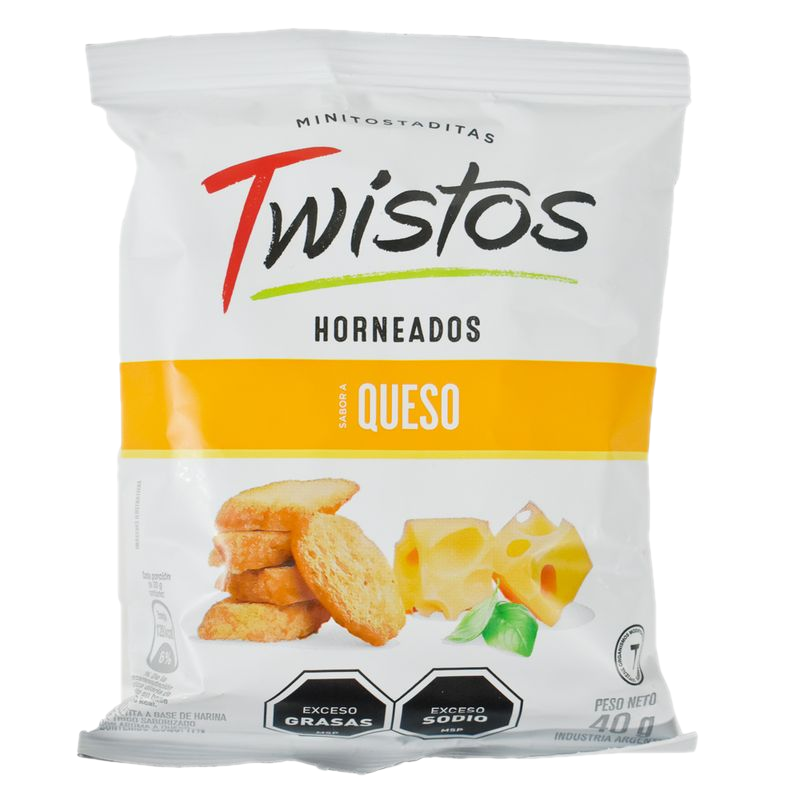 Mini Tostaditas Twistos 4 Quesos 40 G
